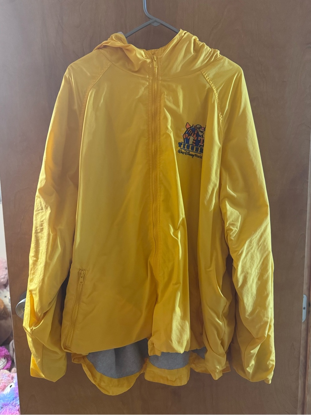 Vintage adult Yellow Hooded Jacket
